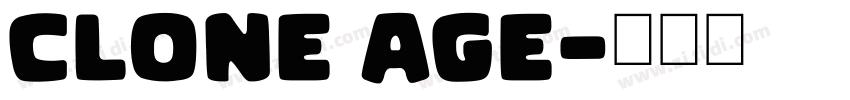Clone Age字体转换